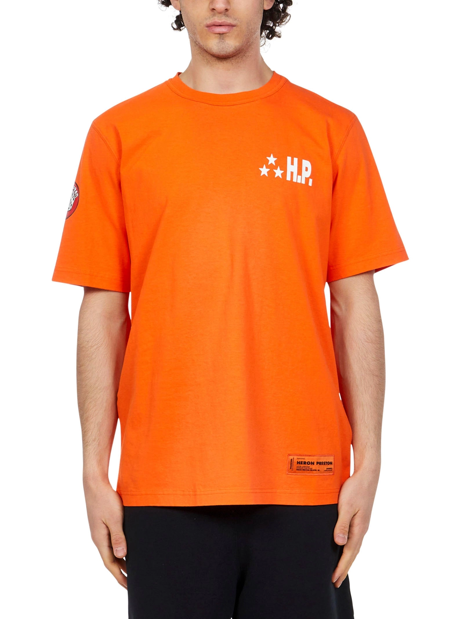 Heron Preston Logo Printed Crewneck T-Shirt