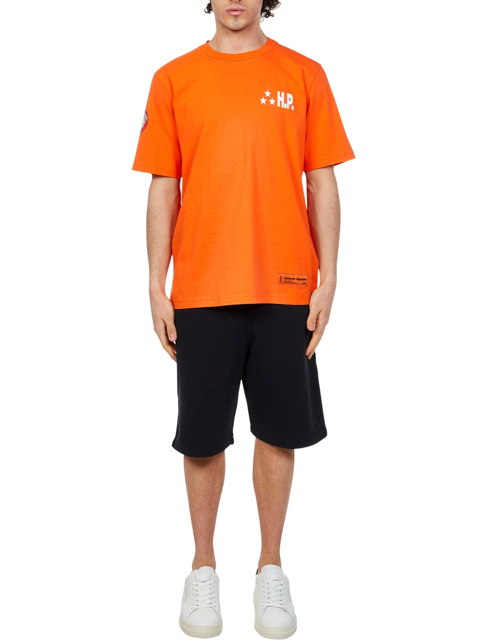 Heron Preston Logo Printed Crewneck T-Shirt