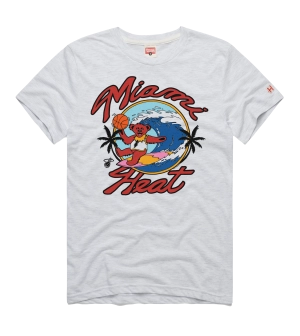 Homage Miami HEAT Greatful Dead White Tee