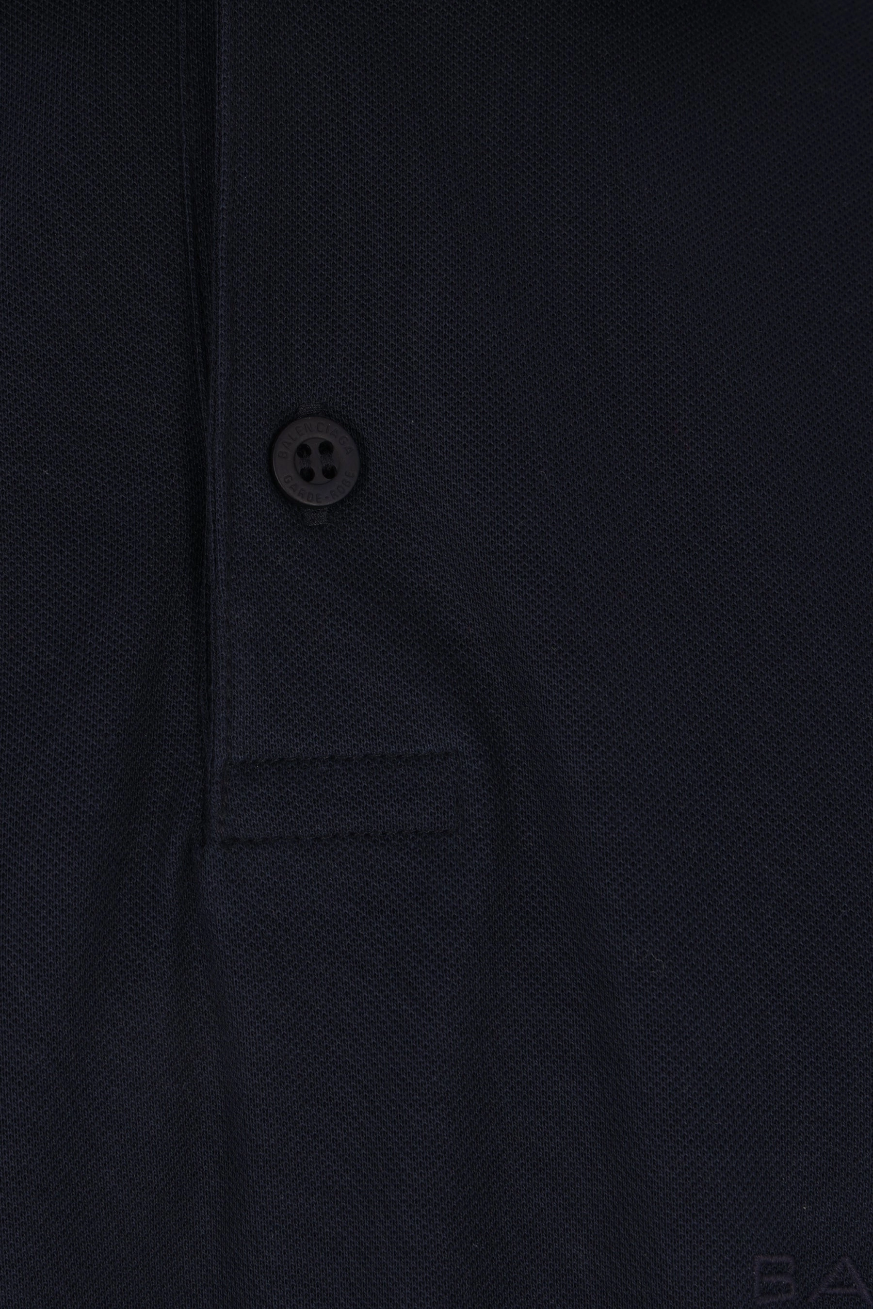 Interwined oversized polo shirt in piquet
