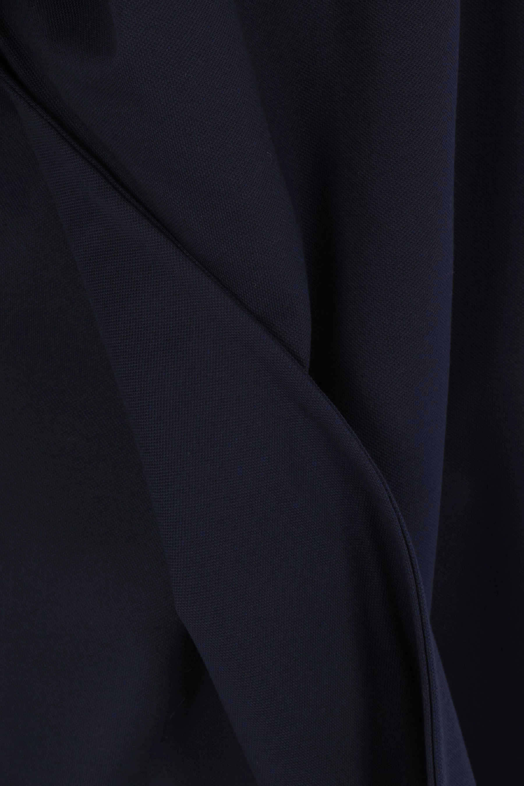 Interwined oversized polo shirt in piquet