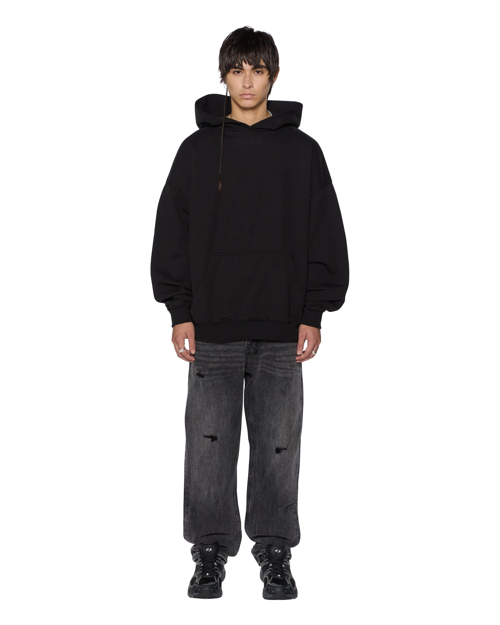 INTRUDER EKCESS HOODIE JET BLACK