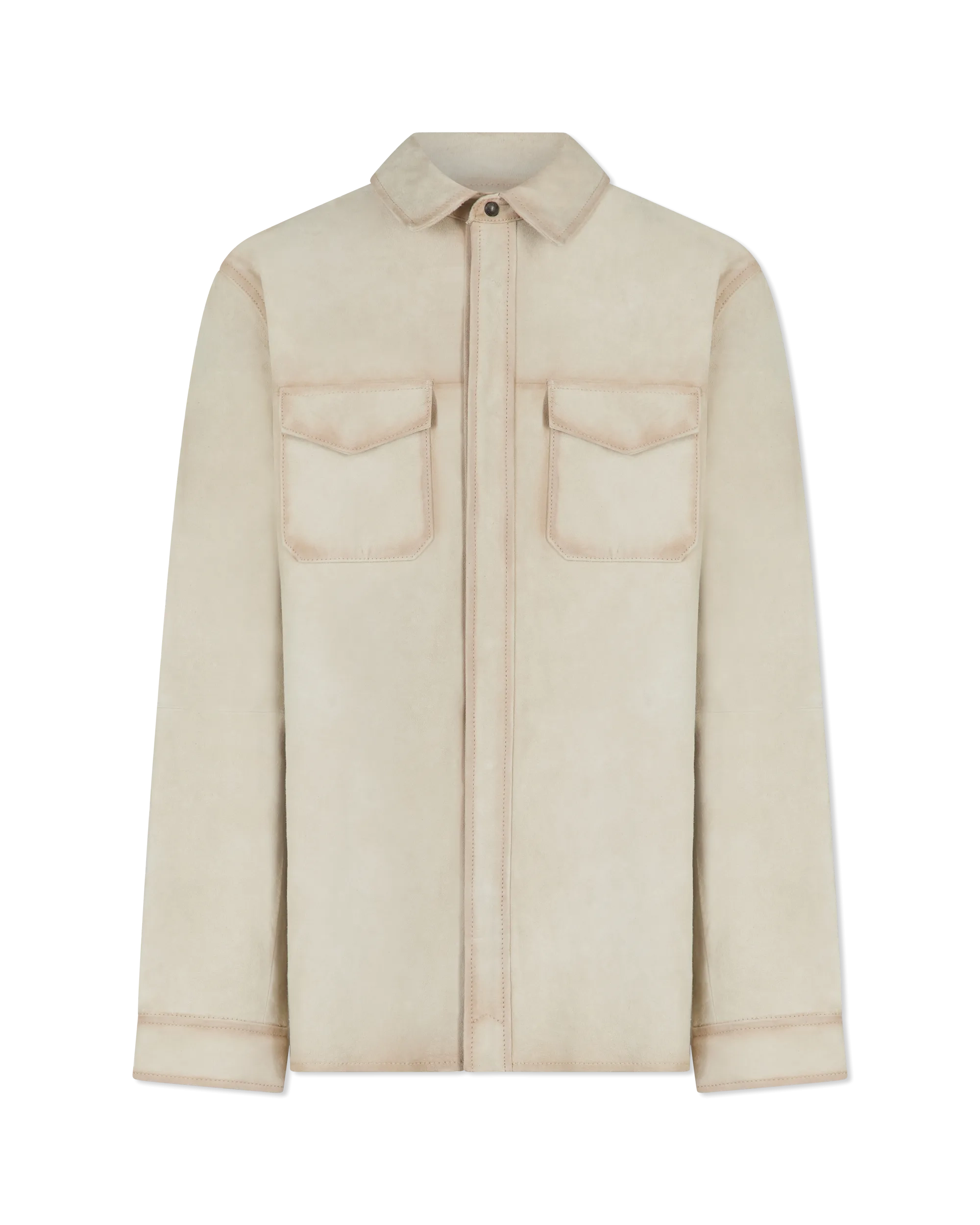Izzy Leather Shirt Jacket