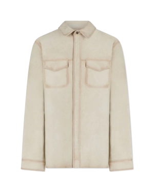 Izzy Leather Shirt Jacket