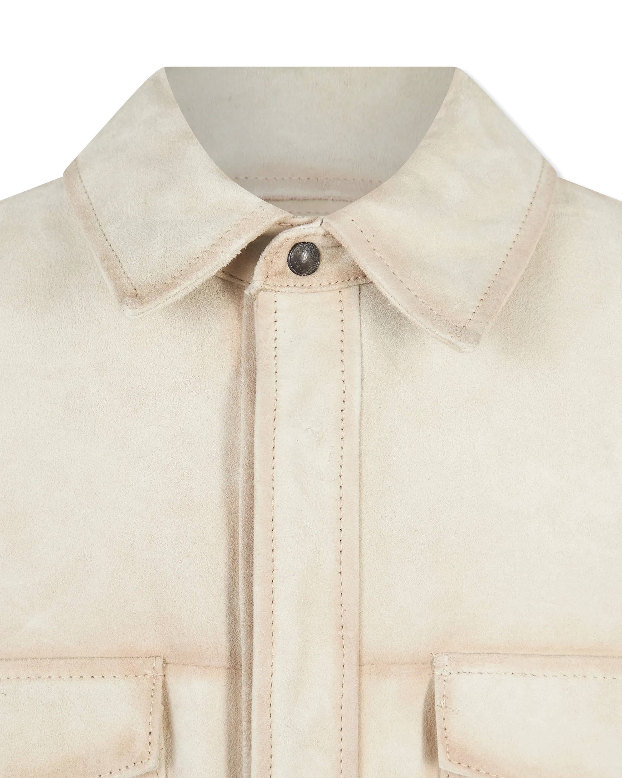 Izzy Leather Shirt Jacket