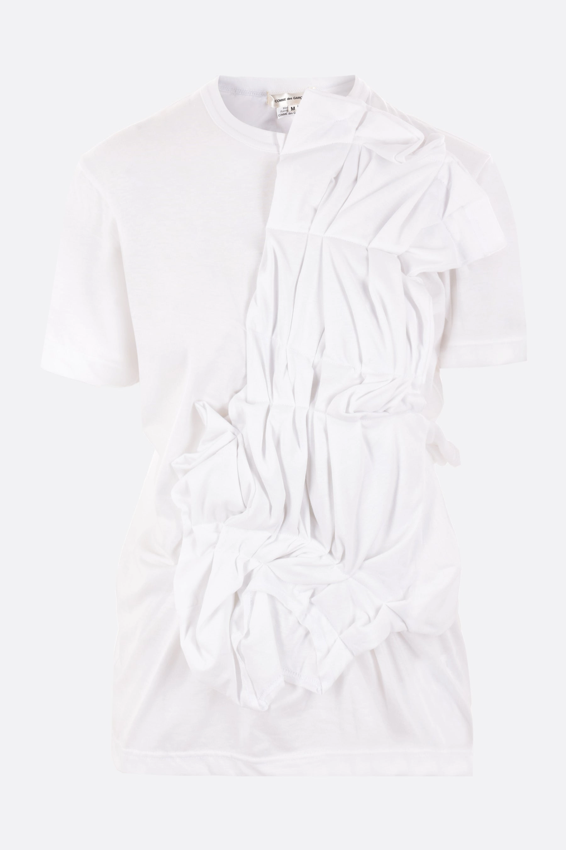 jersey t-shirt with ruches