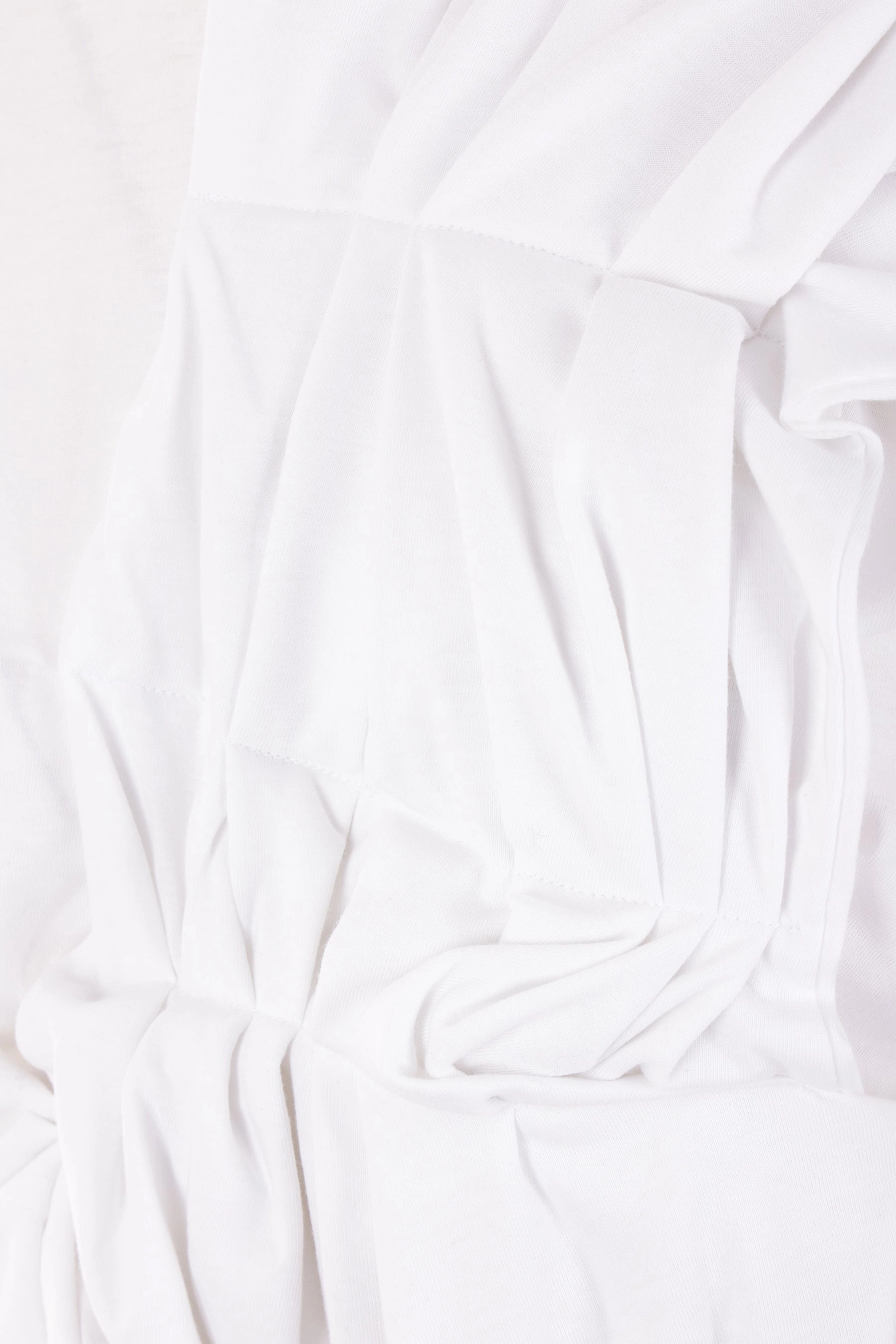 jersey t-shirt with ruches
