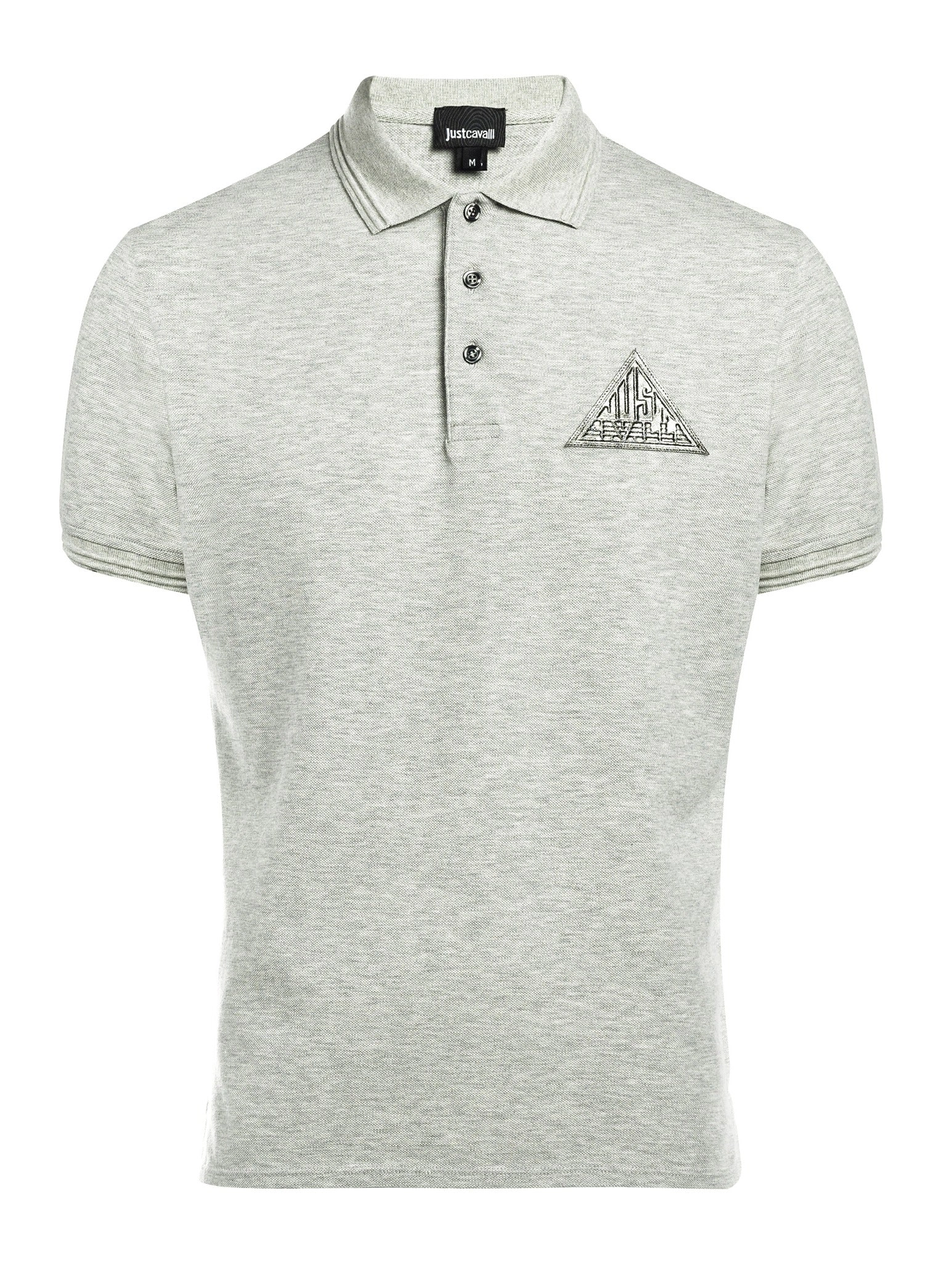 Just Cavalli Logo Patch Polo Shirt