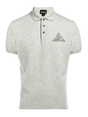 Just Cavalli Logo Patch Polo Shirt
