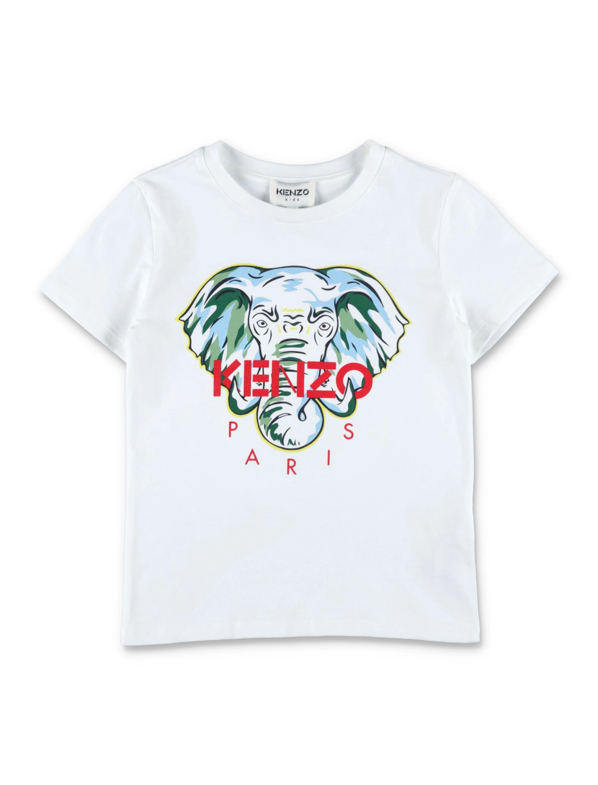 Kenzo Kids Animal Printed Crewneck T-Shirt