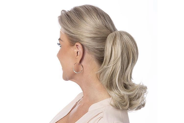 Layered Flip Pony Hairpiece by Toni Brattin | Heat Friendly Synthetic Ponytail (Clip-In) | Clearance Sale Open Box (Unworn - Like New)
