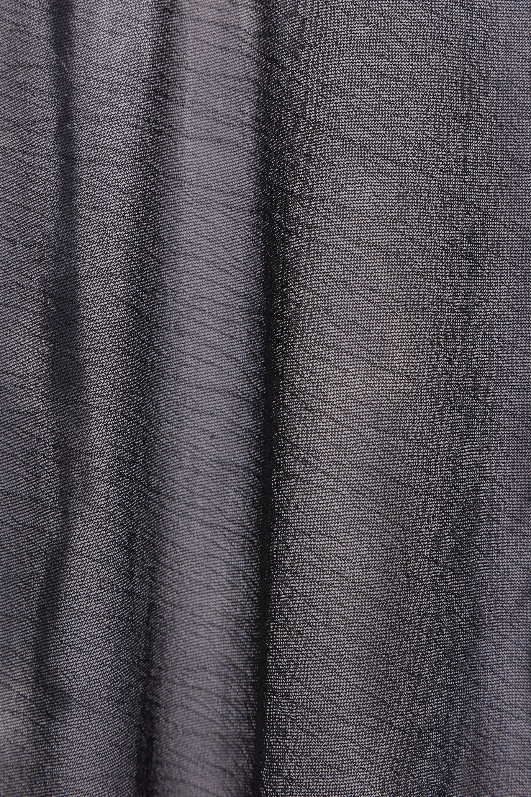 long-fit hoodie in semi-sheer viscose