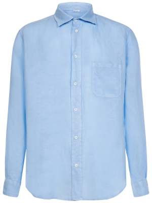 Malo Button-Up Long Sleeved Shirt