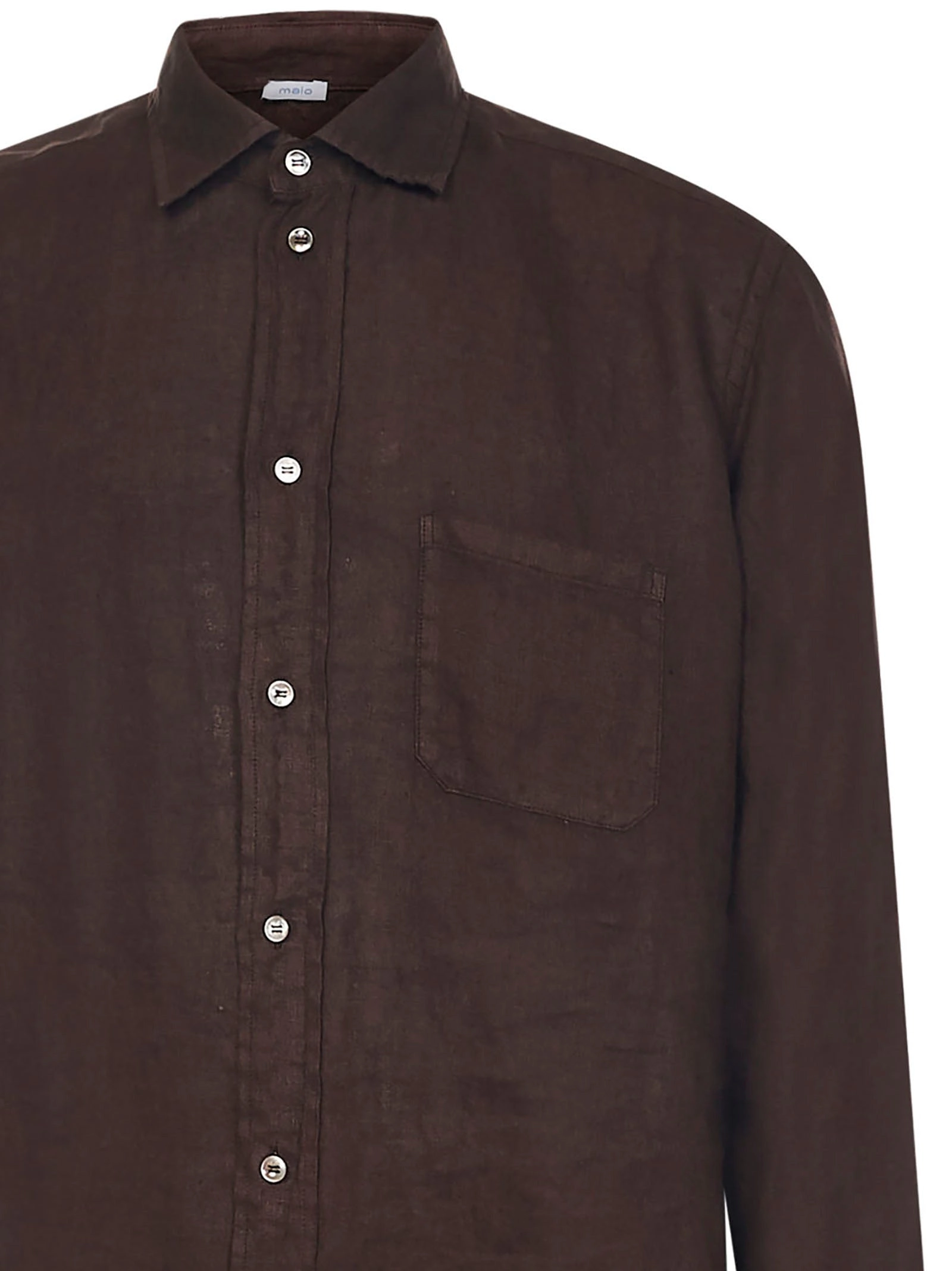 Malo Button-Up Long Sleeved Shirt