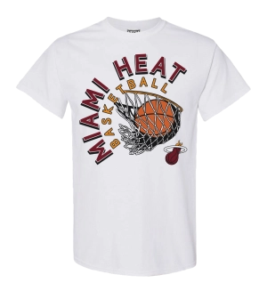 Miami HEAT White Hot Basketball Tee