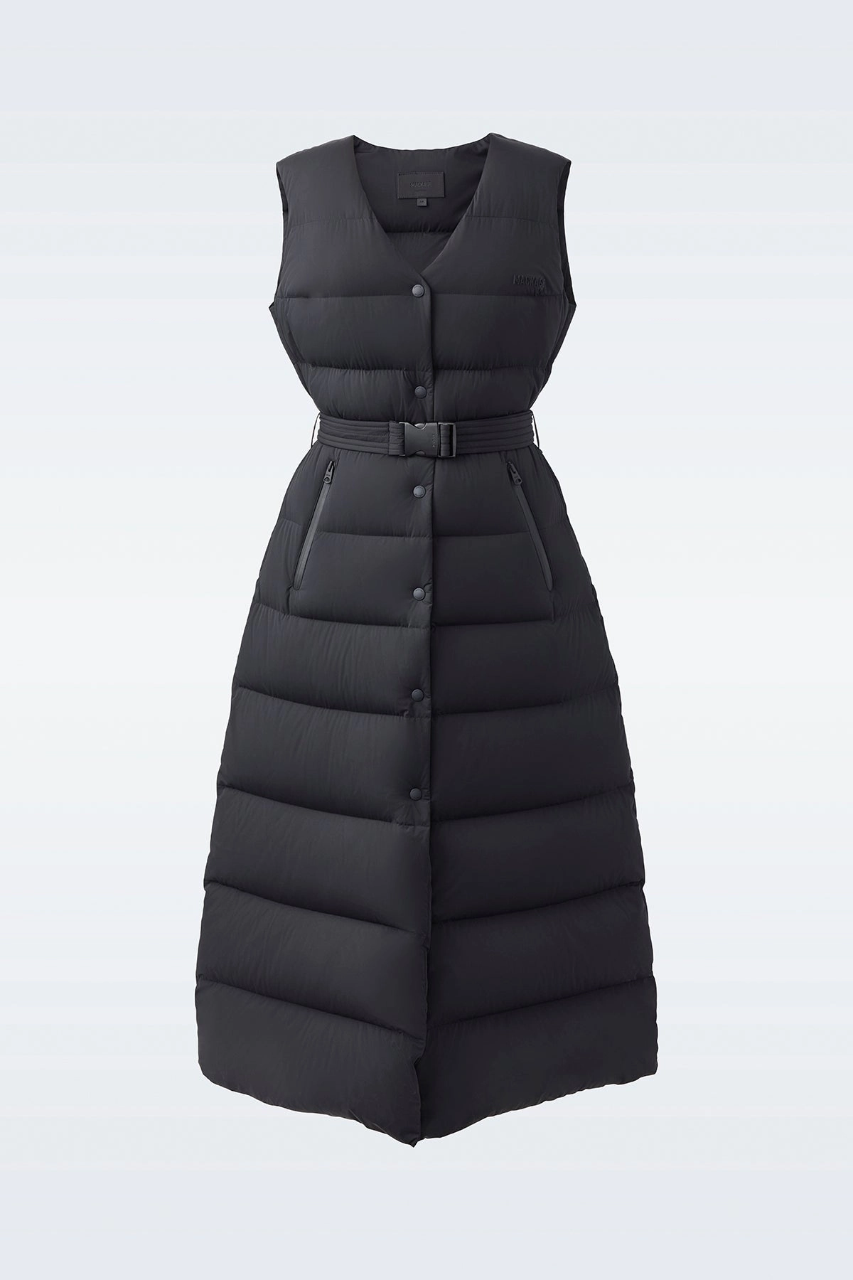 MISTY-CITY Sleeveless light down coat Black