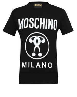 Moschino Logo Printed Crewneck T-Shirt