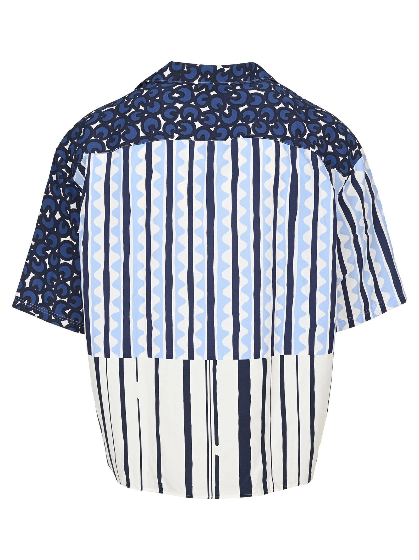 Neil Barrett Patchwork Short-Sleeve Shirt