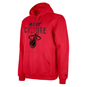 New Era HEAT Culture: Blood Red Wordmark Hoodie