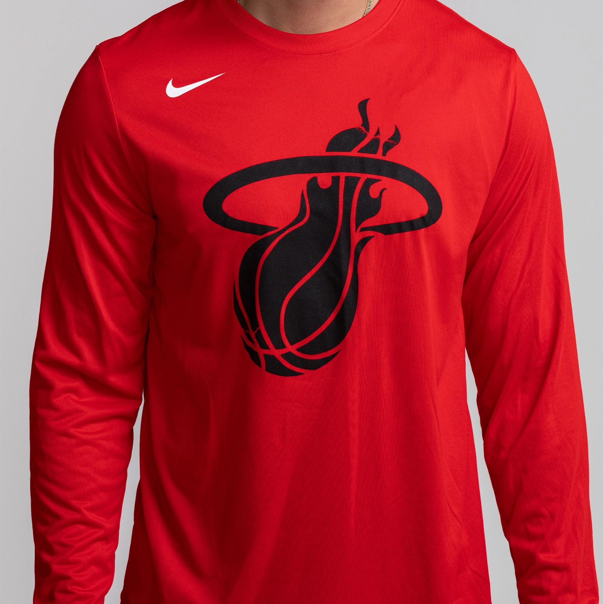 Nike HEAT Culture: Blood Red Logo Long Sleeve