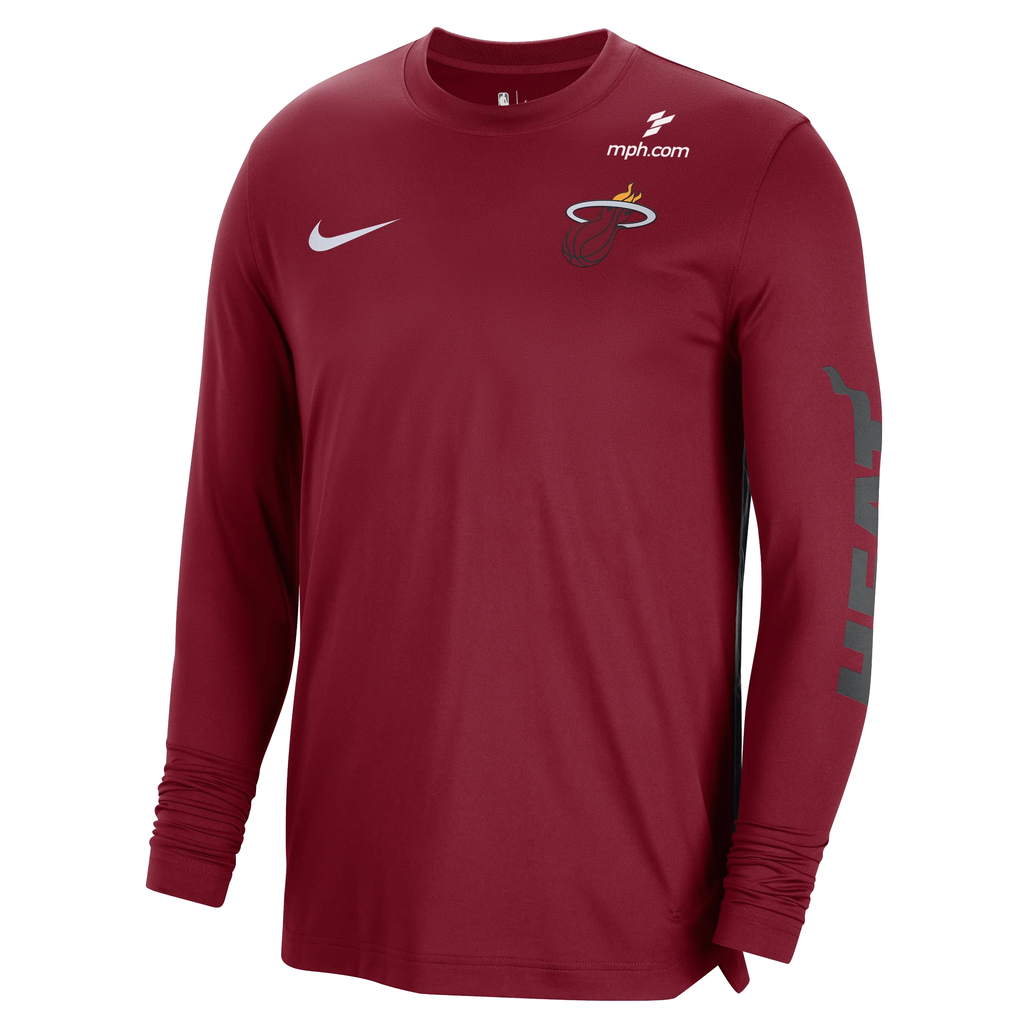 Nike Miami HEAT 2023-24 Pre-Game Long Sleeve Tee
