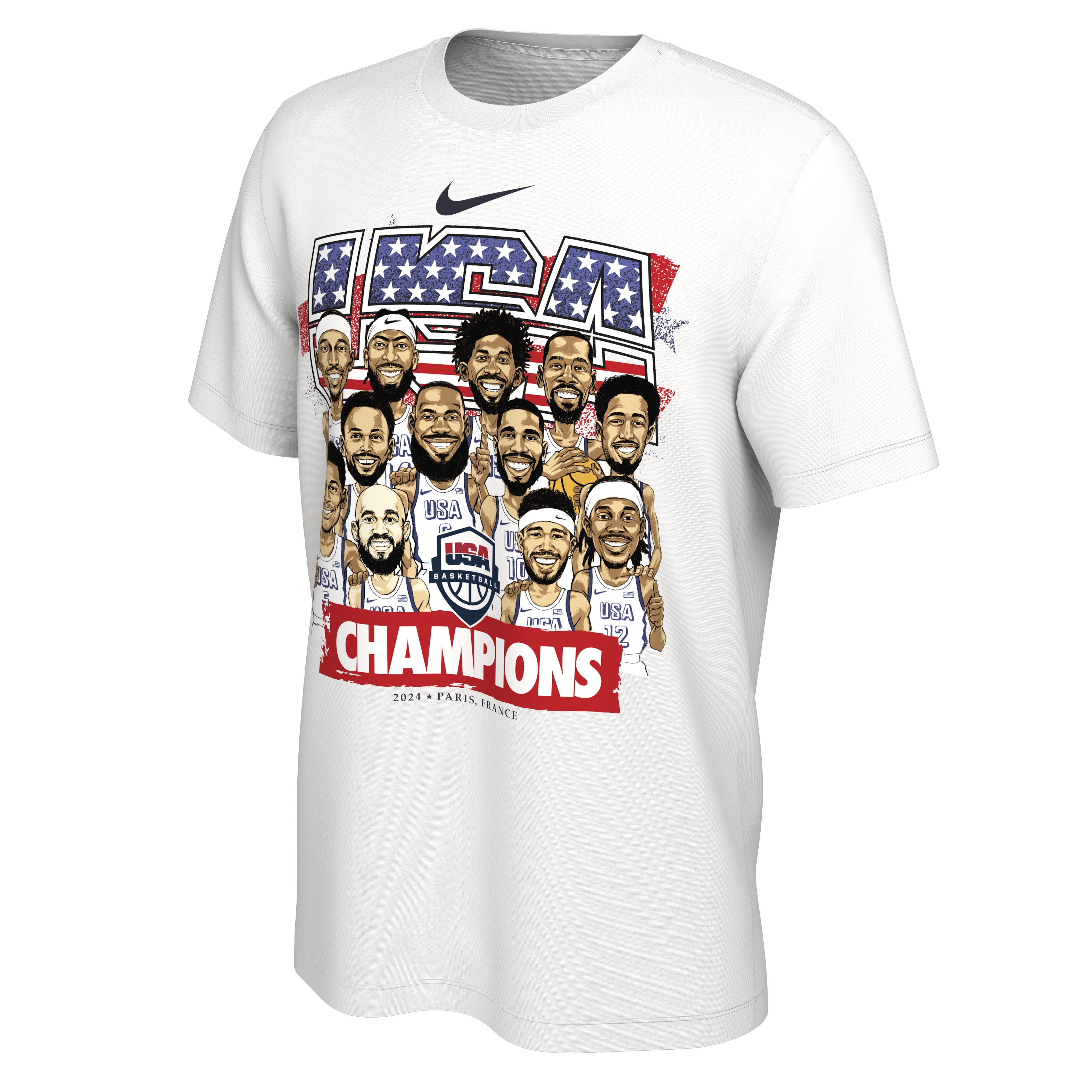 Nike USA Men's Basketball 2024 Winners Tee
