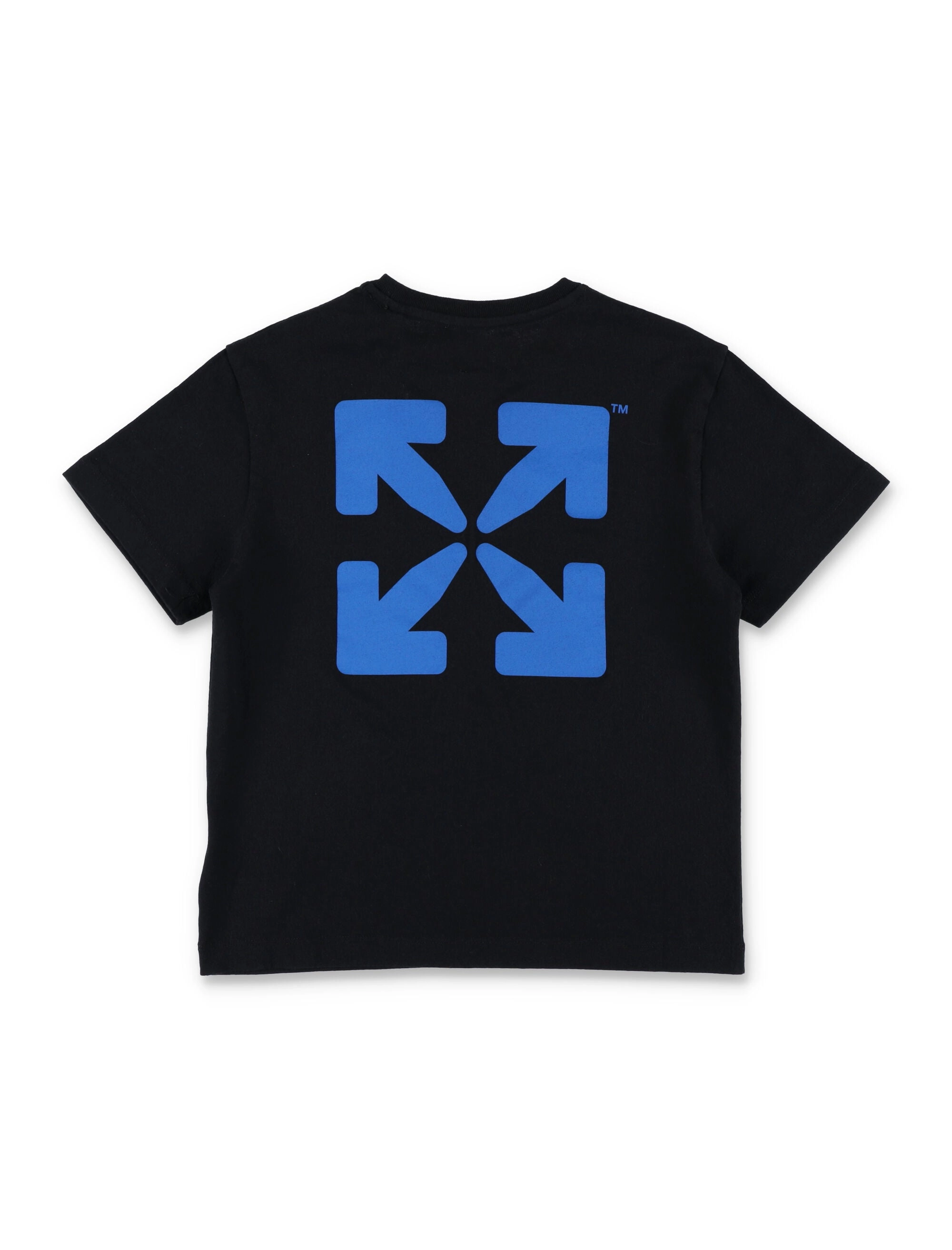 Off-White Kids Logo Printed Crewneck T-Shirt