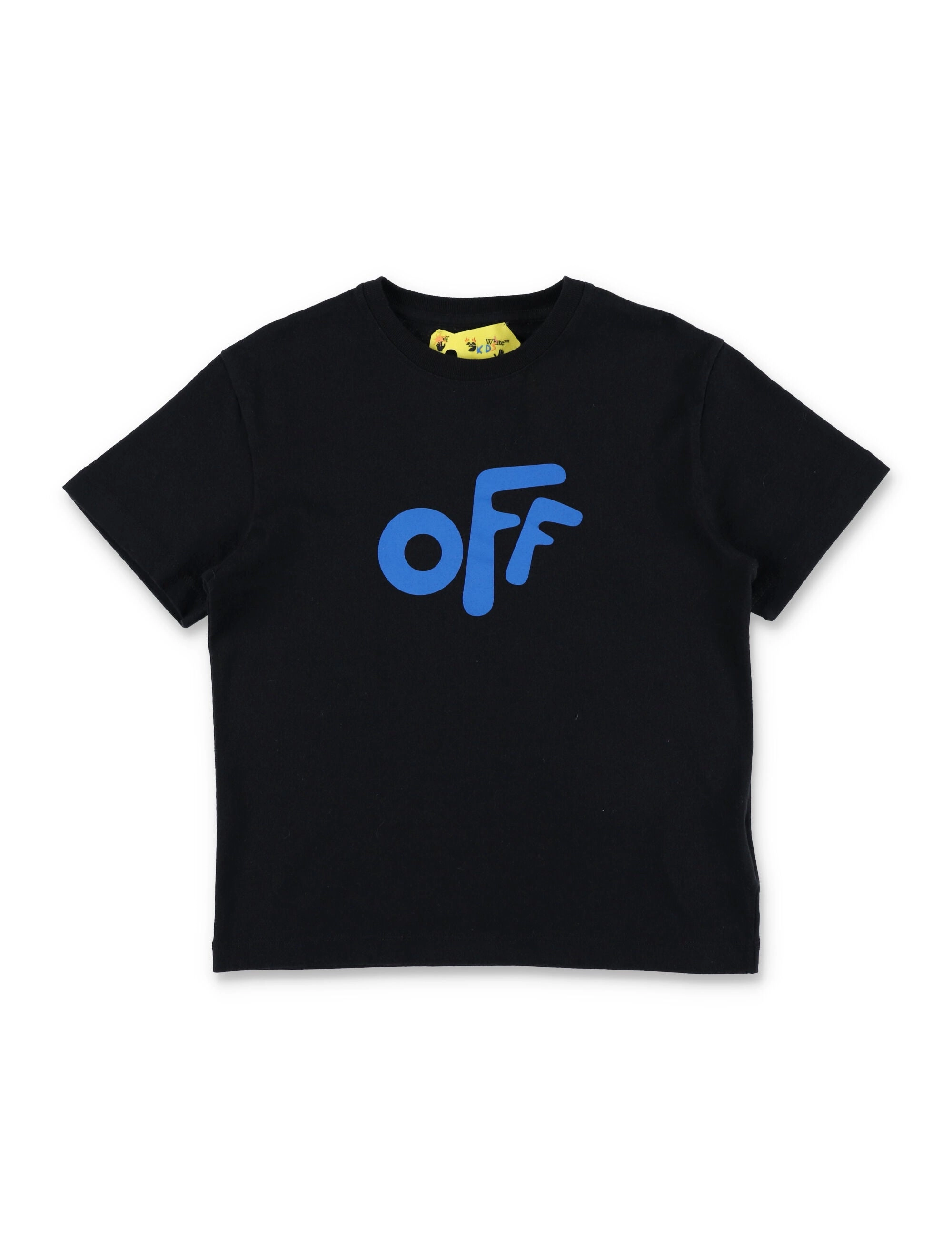 Off-White Kids Logo Printed Crewneck T-Shirt