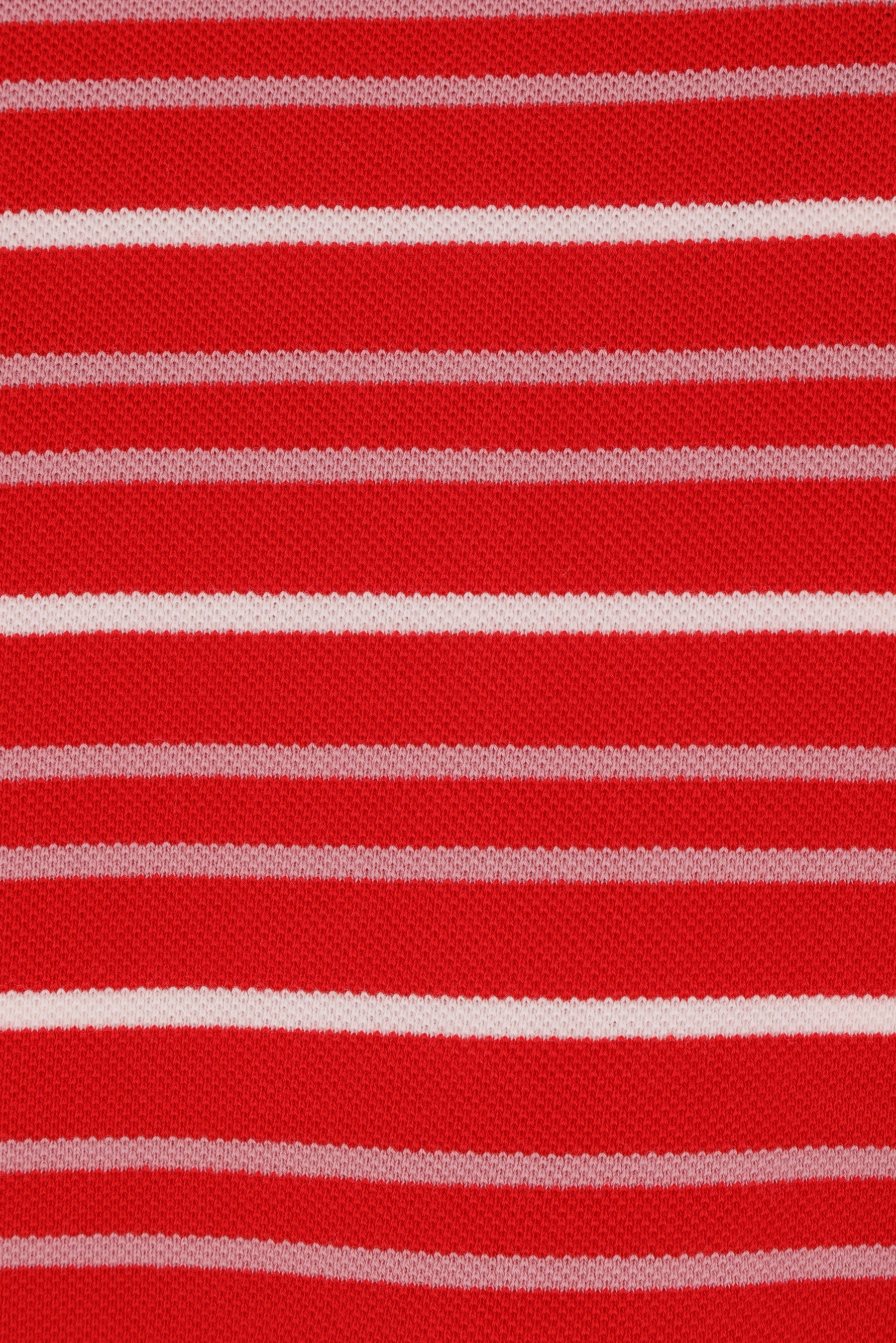 oversized polo shirt in striped piquet