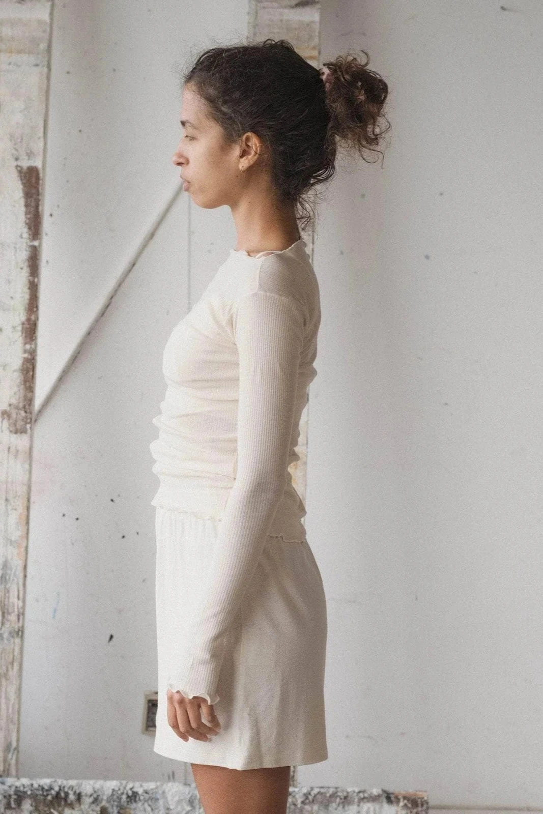 Pama Long Sleeve Top - Off White
