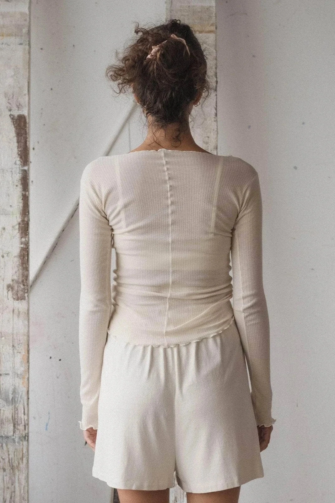 Pama Long Sleeve Top - Off White