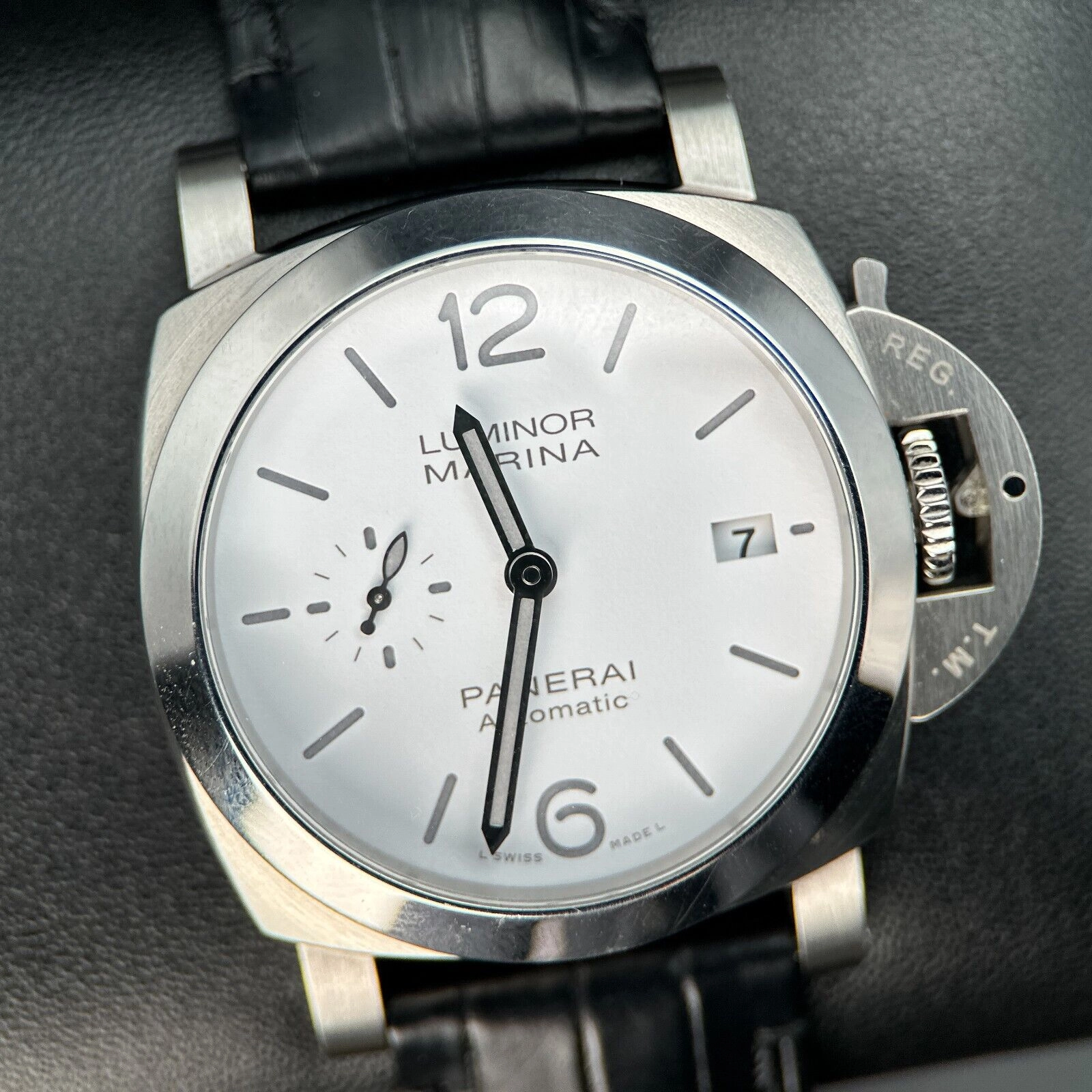 Panerai Luminor Marina Quaranta PAM01271 Steel White Dial 40mm Watch - 2021