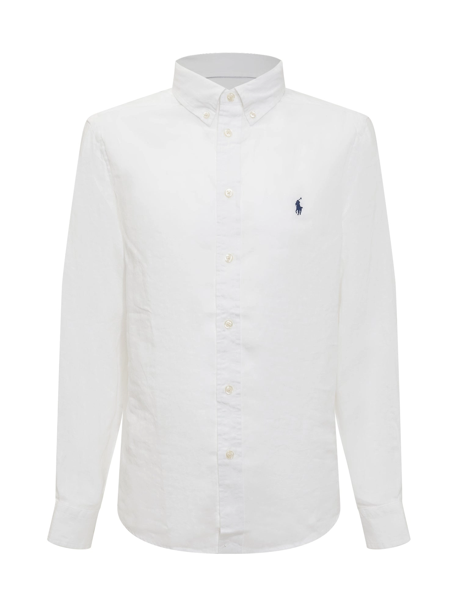 Ralph Lauren Kids Logo Embroidered Long Sleeved Shirt