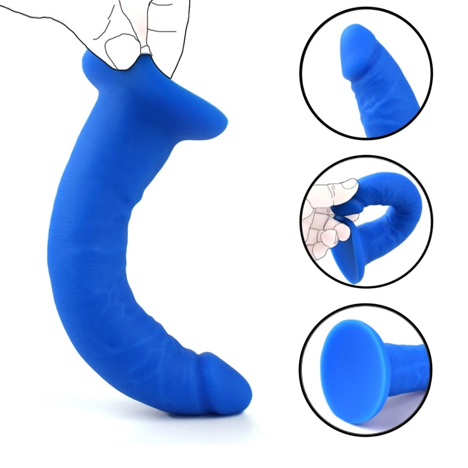 Realistic 8 Inch Silicone Dildo