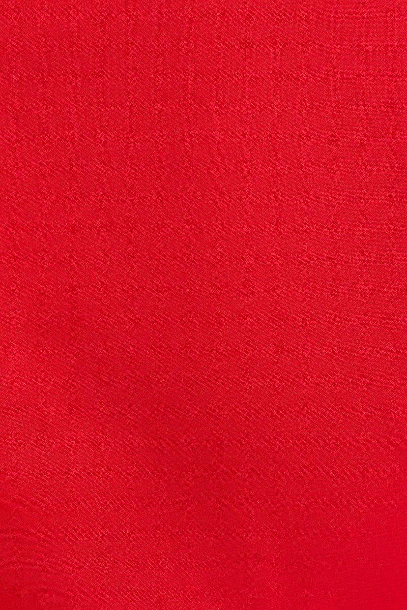 Red Long Sleeve Party Bodycon Dress