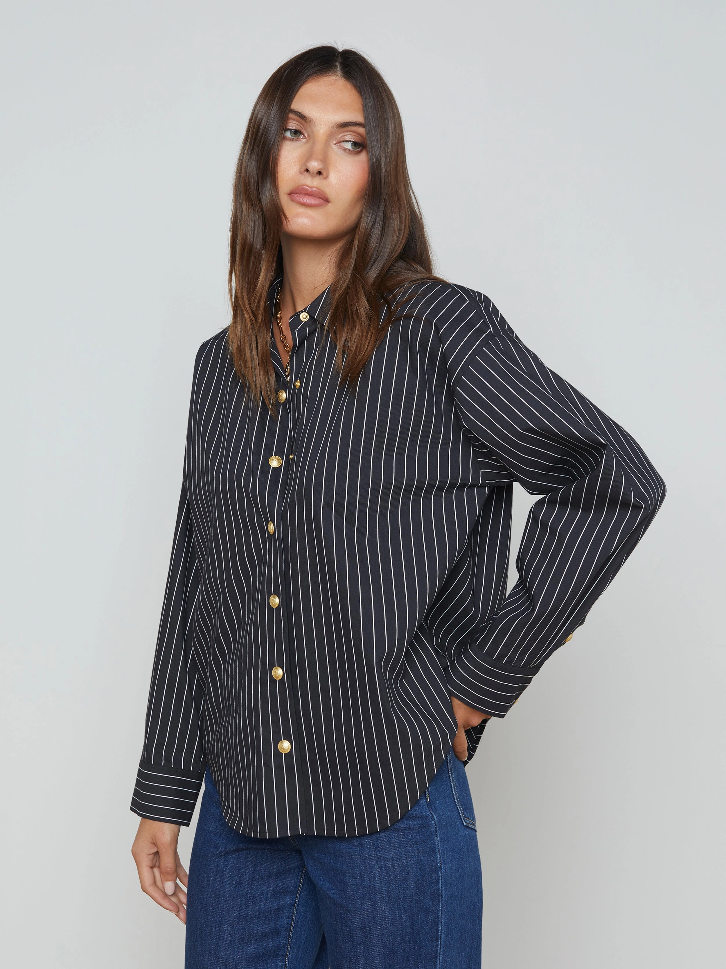 Ripley Oversized Button-Down Shirt