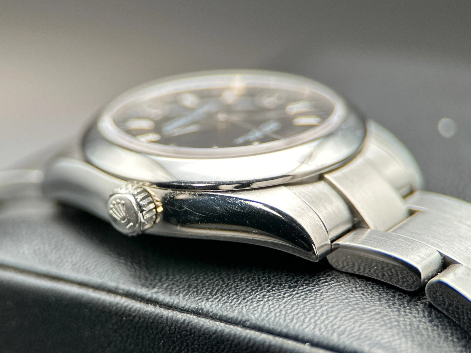 Rolex Oyster Perpetual 31mm 177200 Black Dial Automatic Watch - 2012