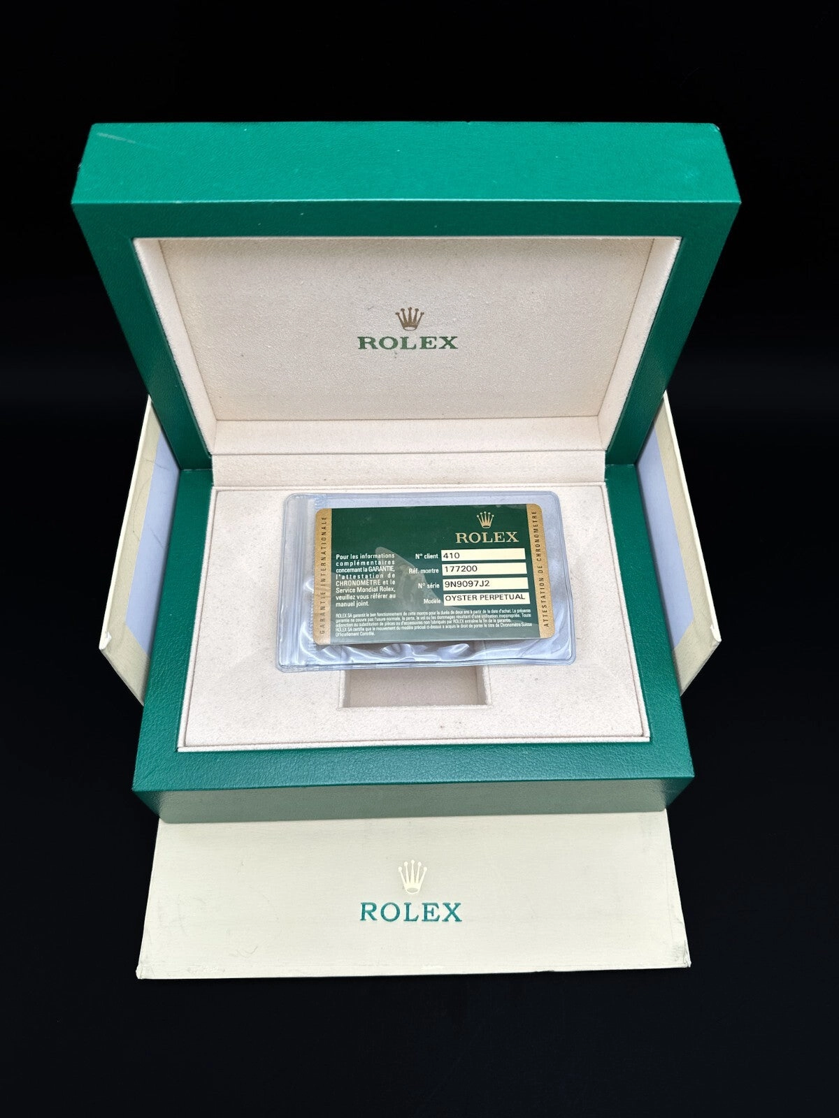 Rolex Oyster Perpetual 31mm 177200 Black Dial Automatic Watch - 2012