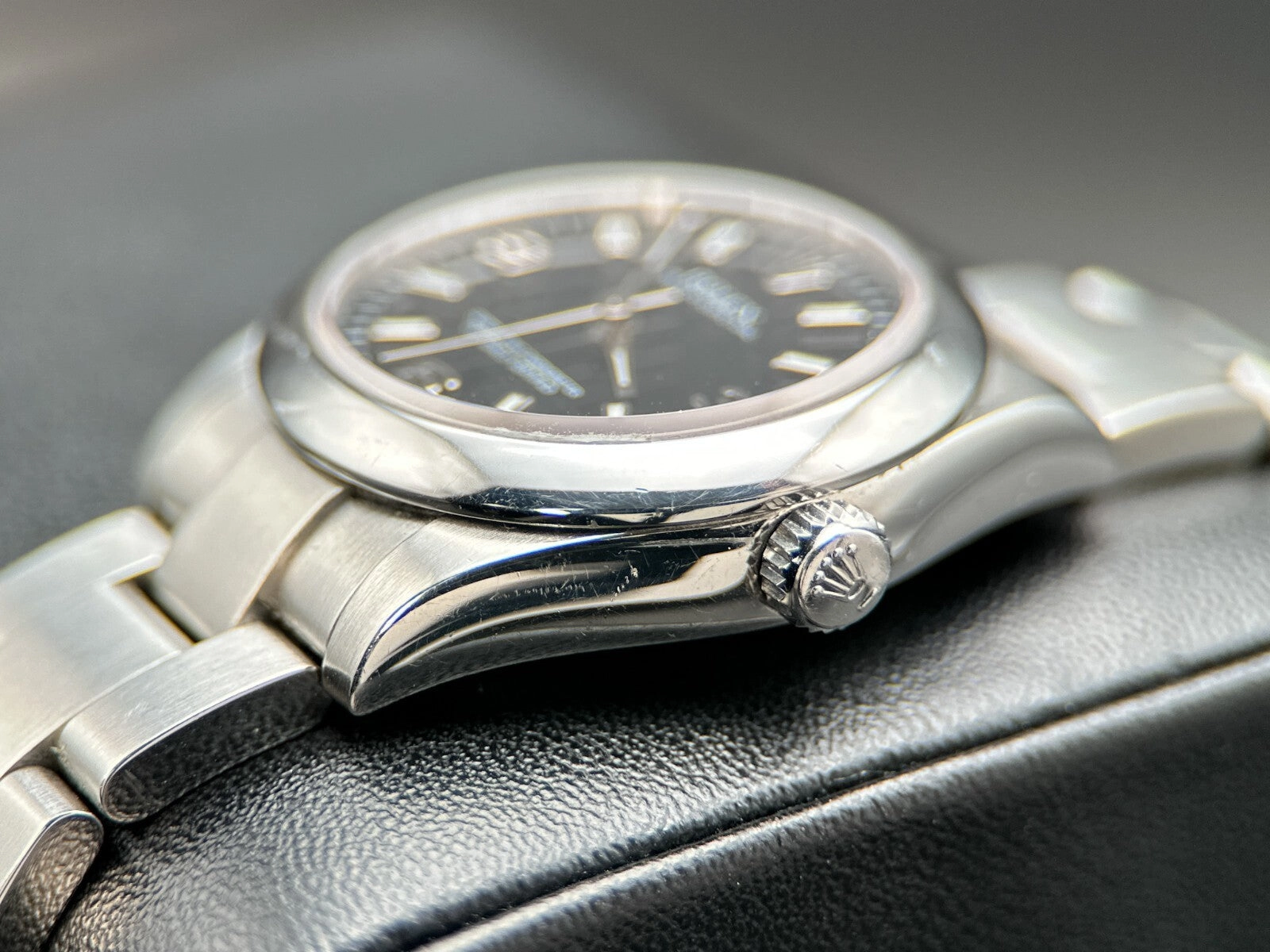 Rolex Oyster Perpetual 31mm 177200 Black Dial Automatic Watch - 2012