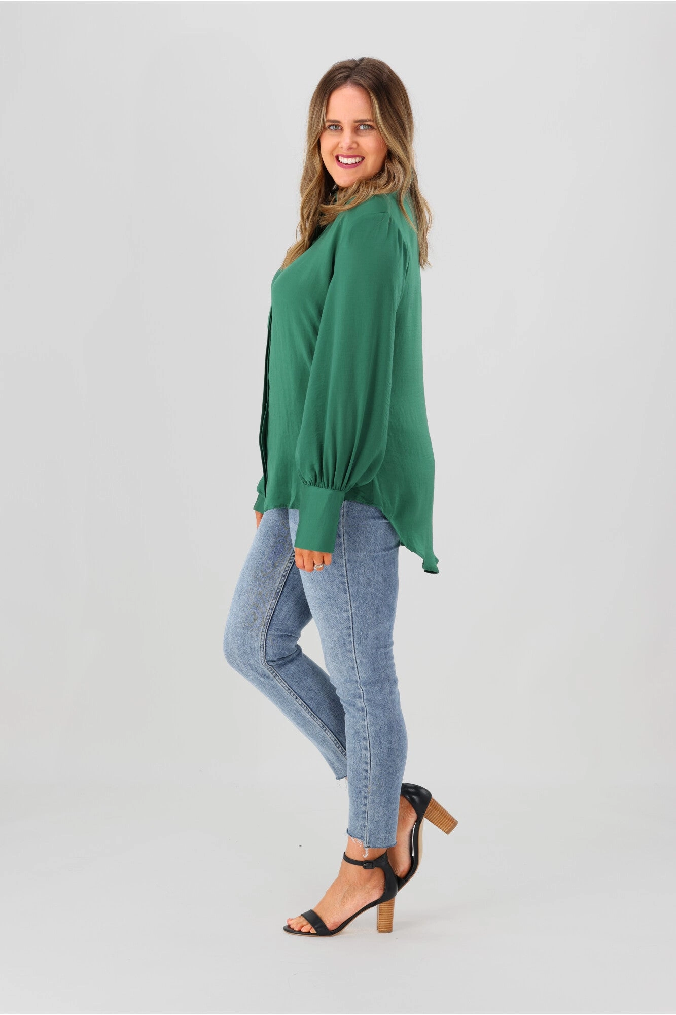 Roseason Farah Blouse Green