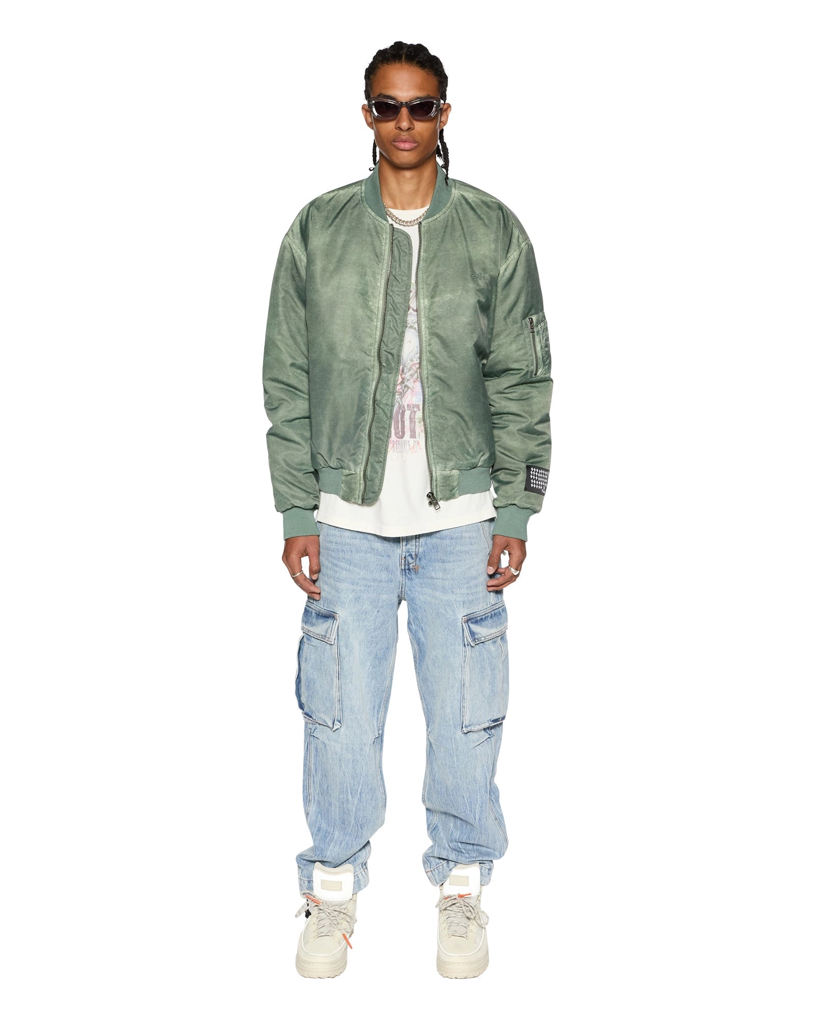 ROYALTY BOMBER KHAKI OVERDYE