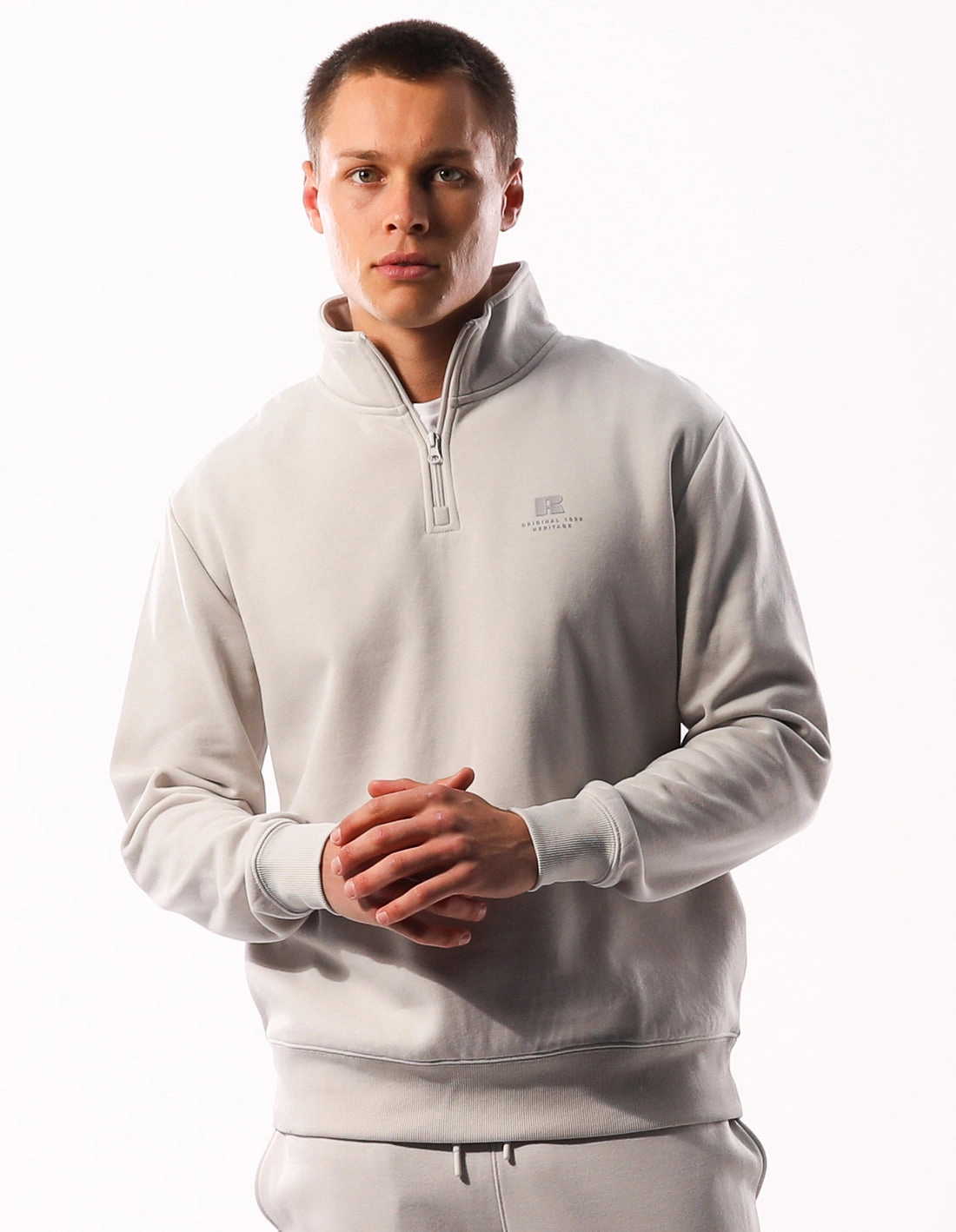 RUSSELL MEN'S BROOKLYN ANTARCTICA QUARTER ZIP