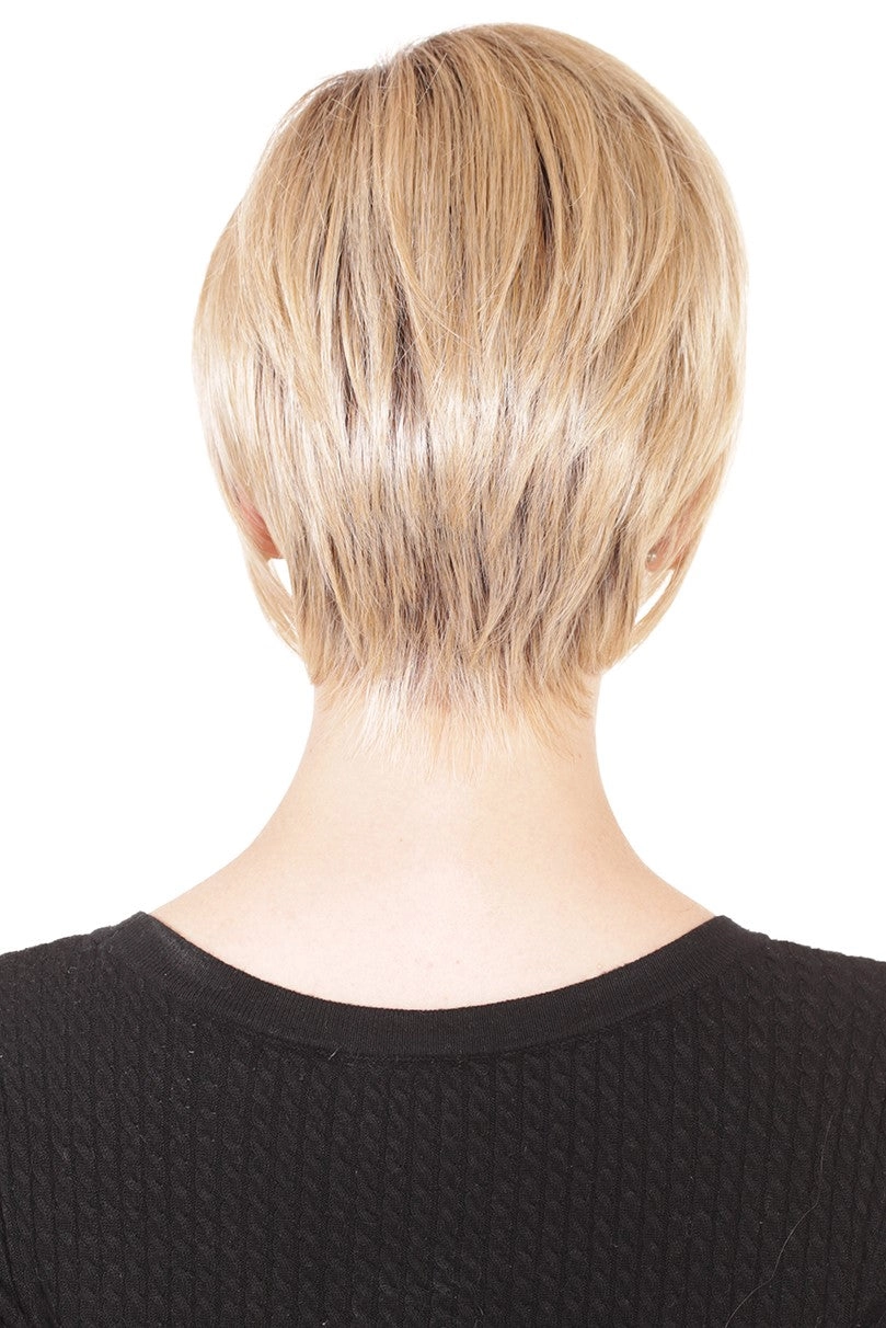 Sale - Belle Tress Toppers - Lace Front Mono Topper 6" (#7009) - Color: Champagne with Apple Pie