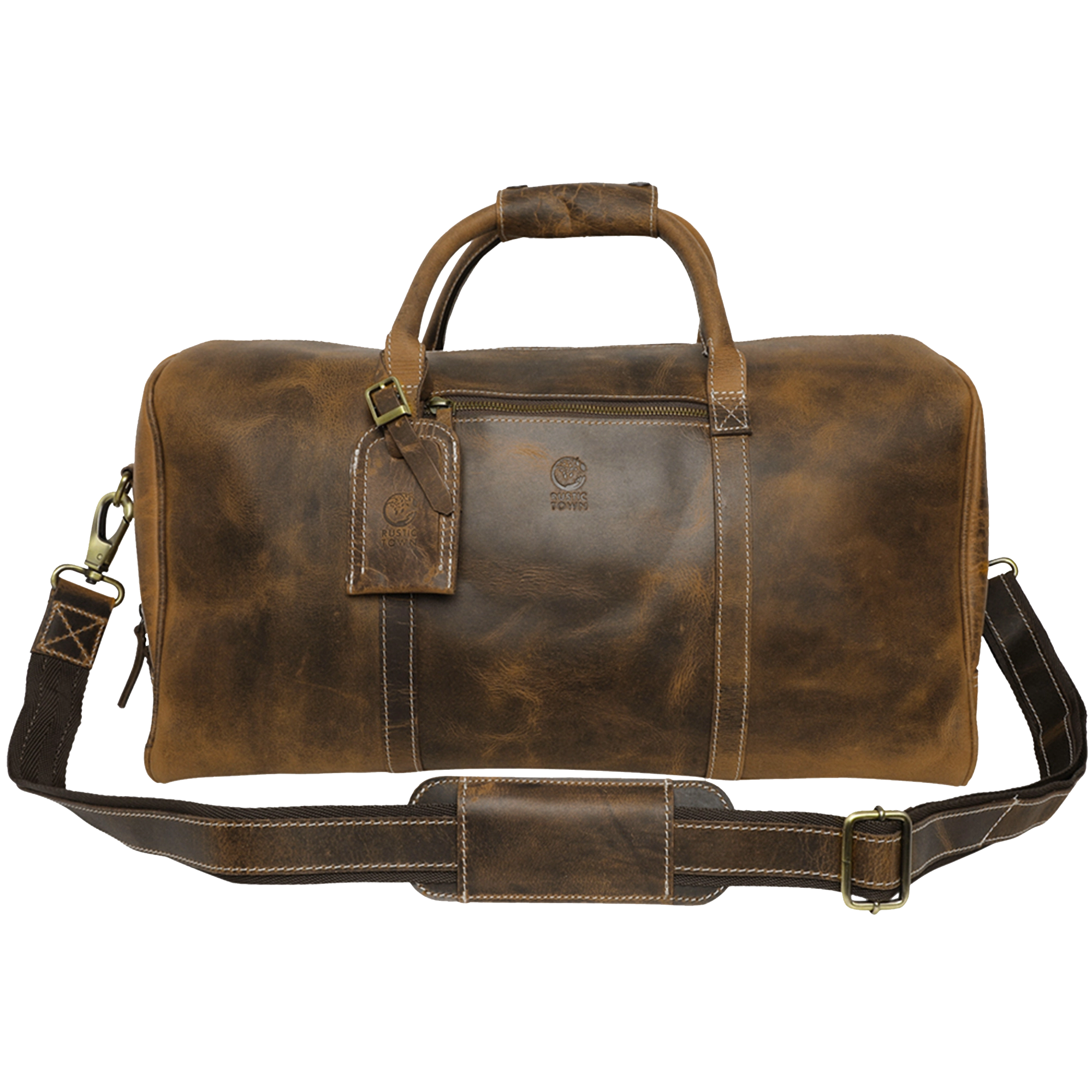 Sasha Travel Duffle Bag (Brown)