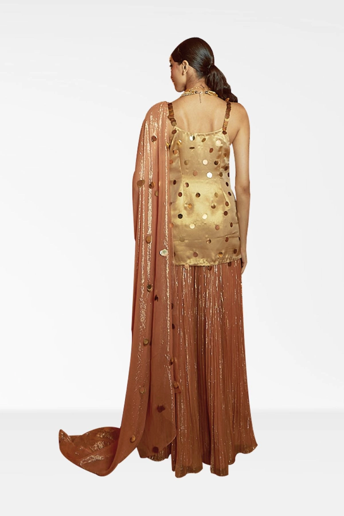 Sequin Sharara Set