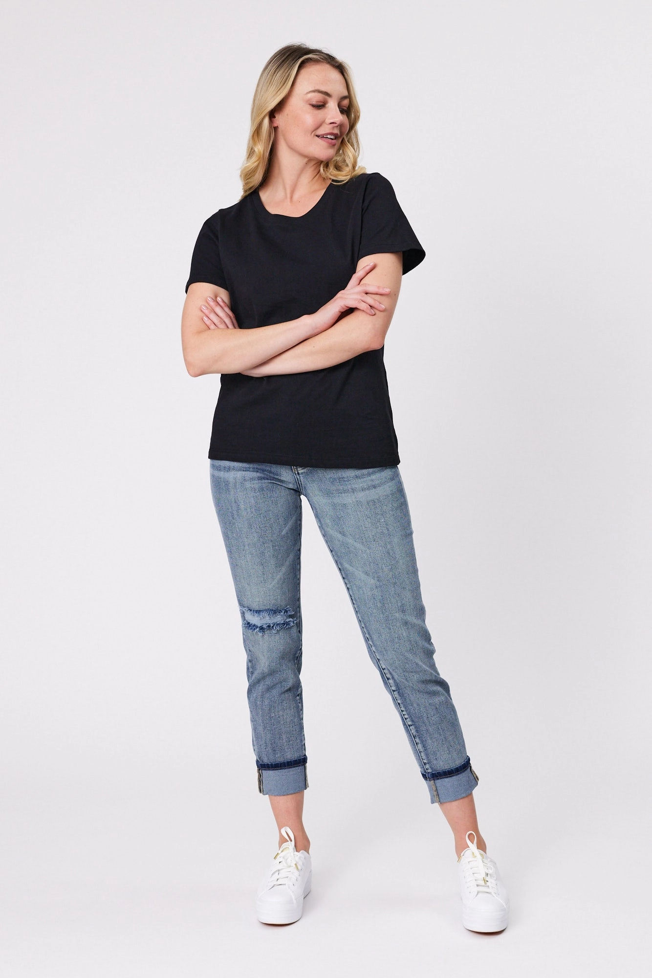Shine On Essentials Tee Black