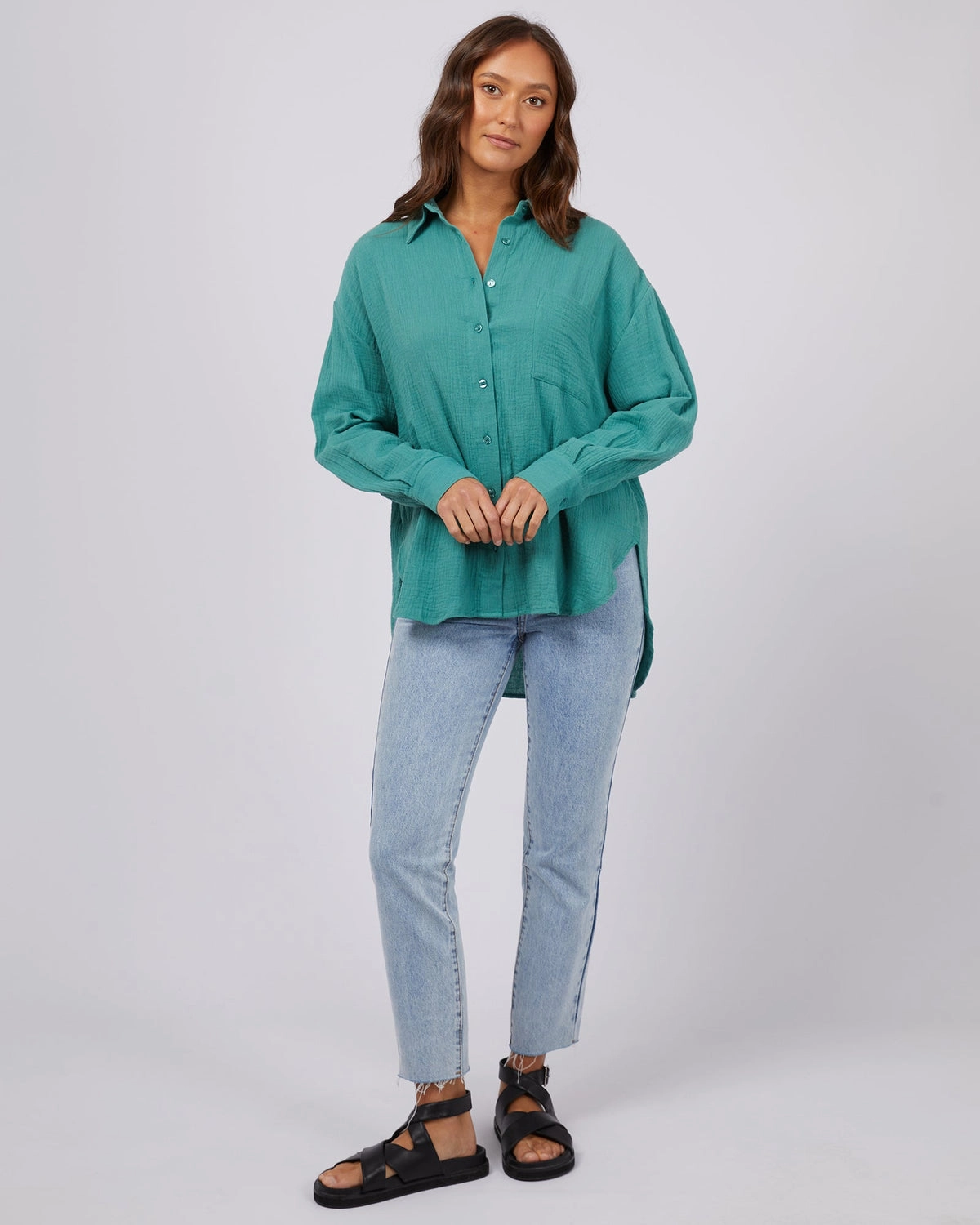 Silent Theory Mahlia Shirt Green