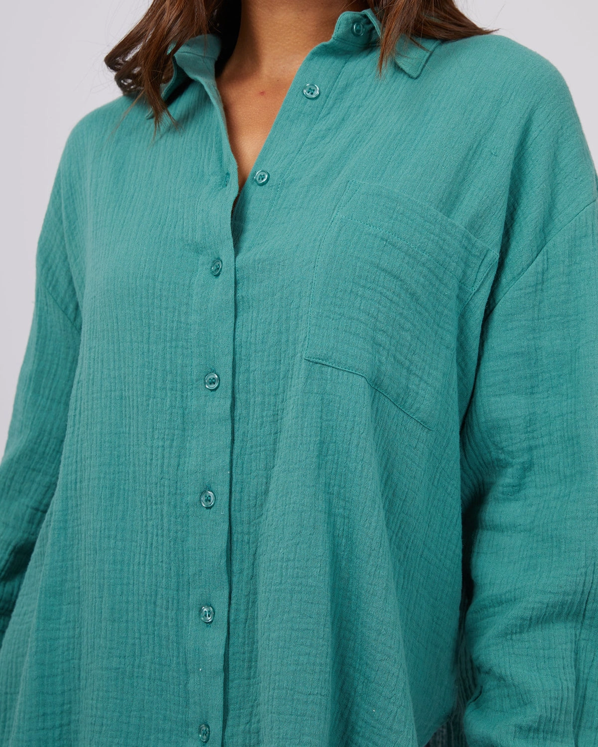 Silent Theory Mahlia Shirt Green