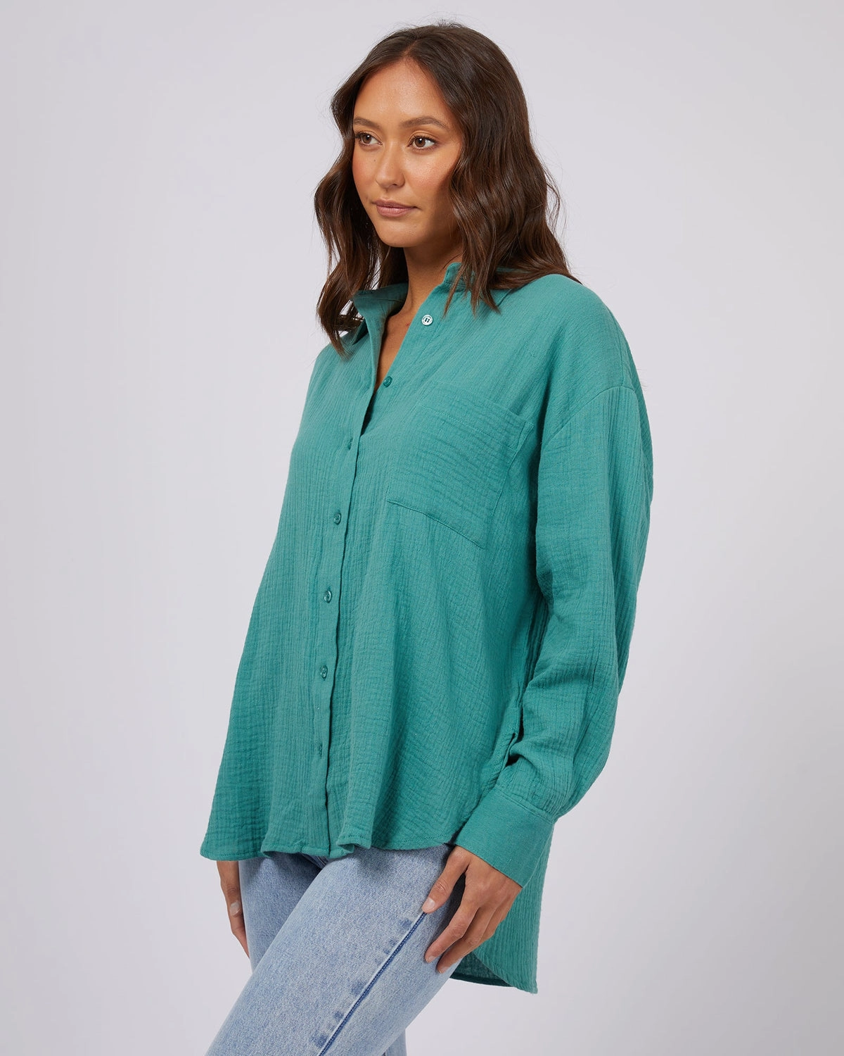 Silent Theory Mahlia Shirt Green
