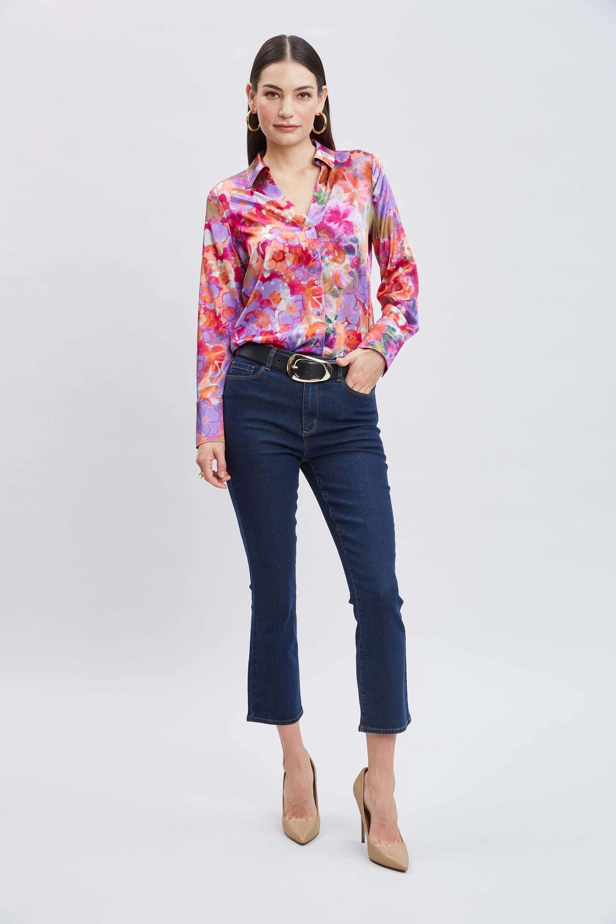 Silk Bloomsbury Button Down Shirt